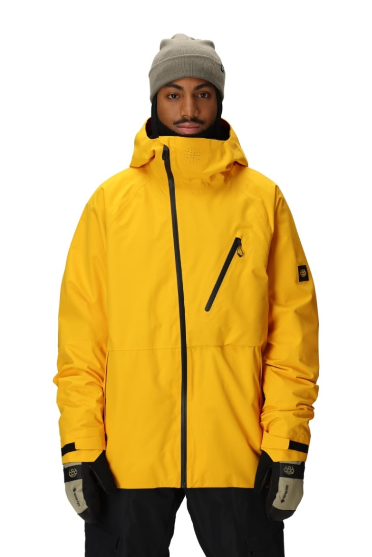 686 ロクハチロク MENS HYDRA THERMAGRAPH JACKET YELLOW GOLD 25-26 スノーボード ウェア