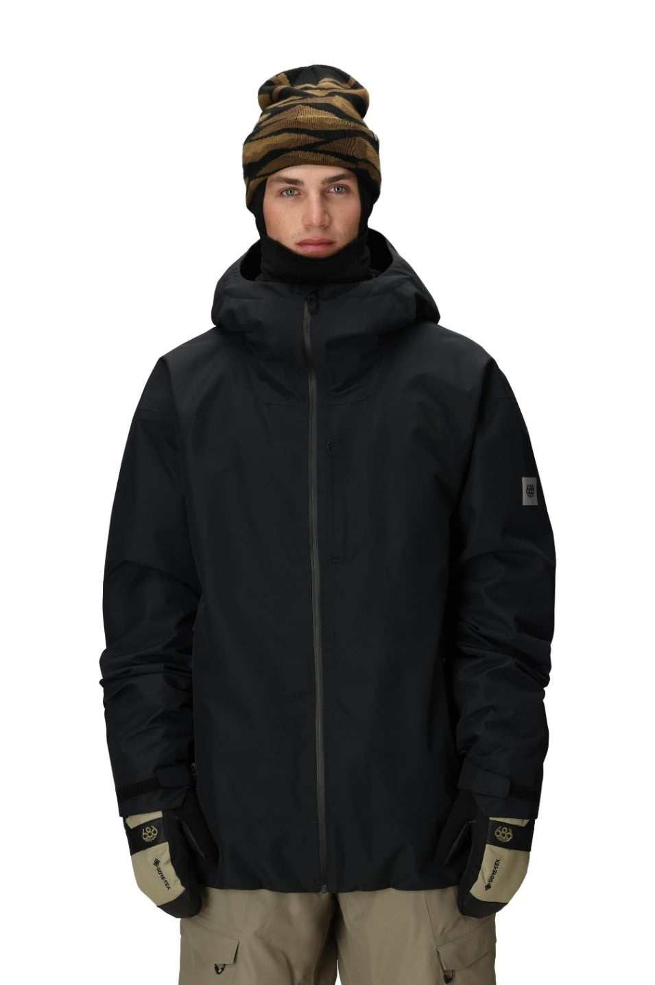 686 ロクハチロク MENS GATEWAY SHELL JACKET BLACK 25-26 スノーボード ウェア