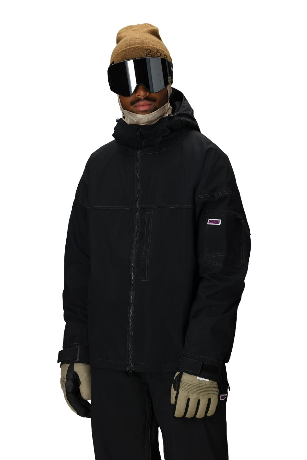 686 ロクハチロク MENS DOJO SHELL JACKET BLACK 25-26 スノーボード ウェア