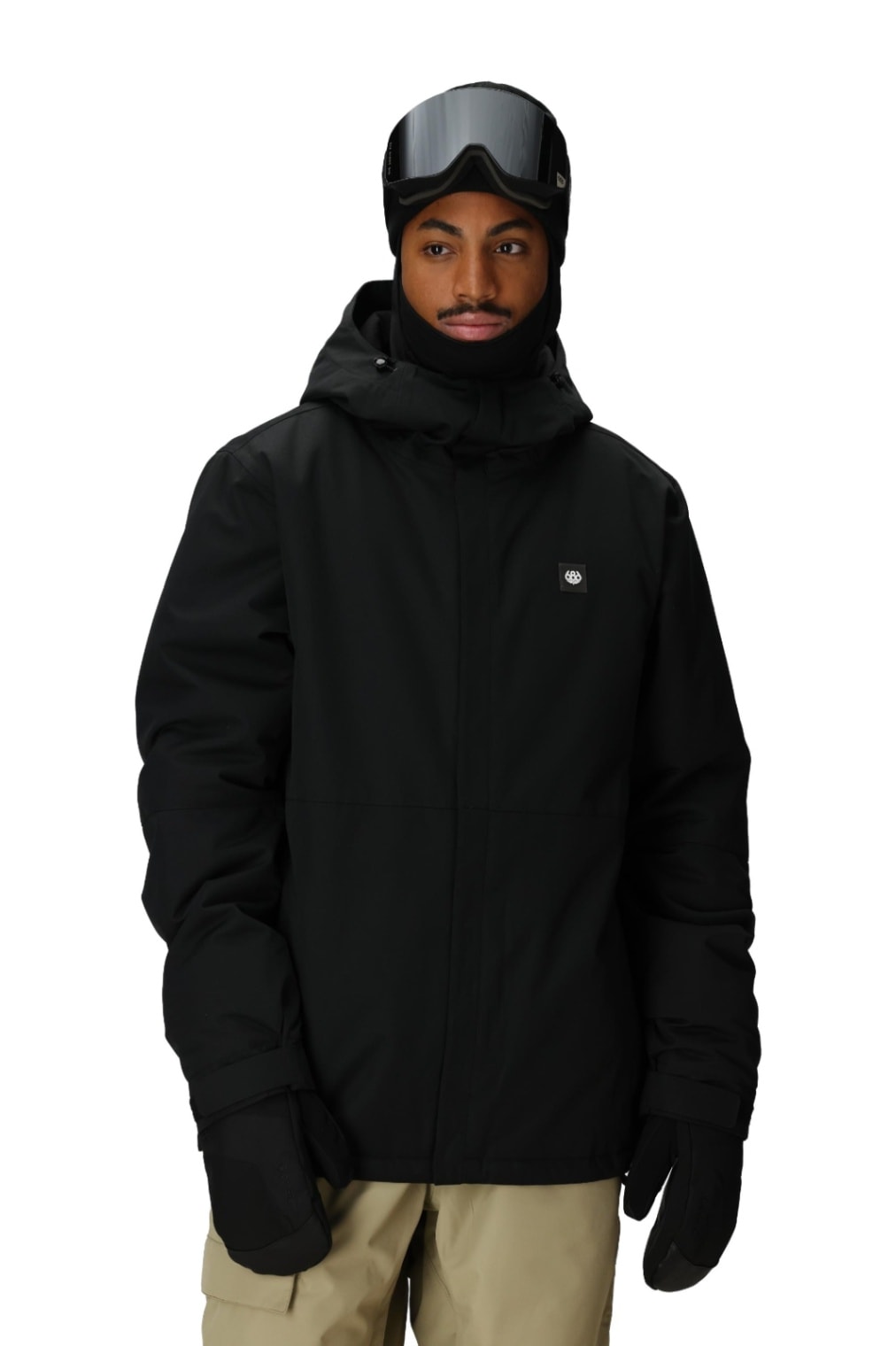 686 ロクハチロク MENS FOUNDATION INSULATED JACKET BLACK 25-26 スノーボード ウェア