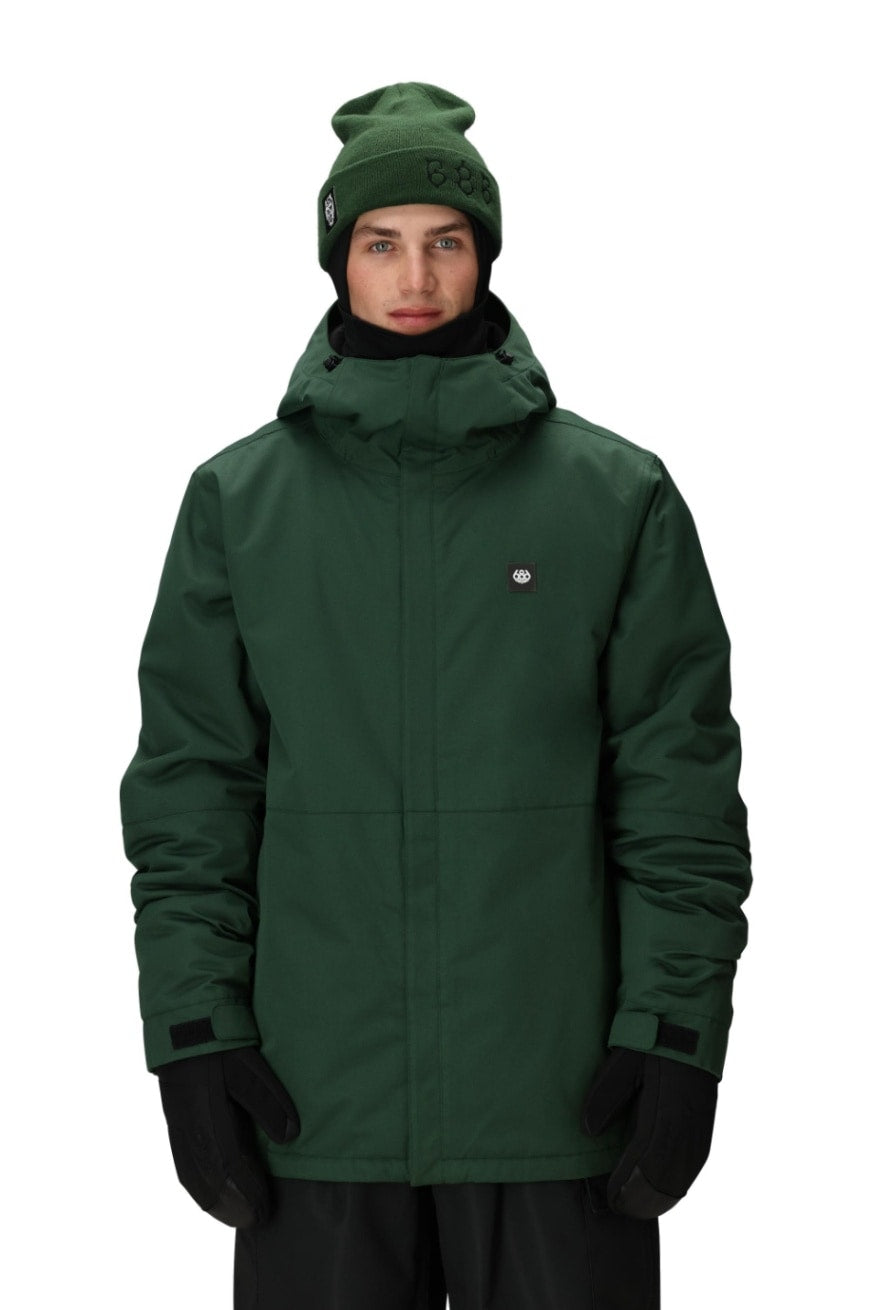 686 ロクハチロク MENS FOUNDATION INSULATED JACKET MOSS GREEN 25-26 スノーボード ウェア