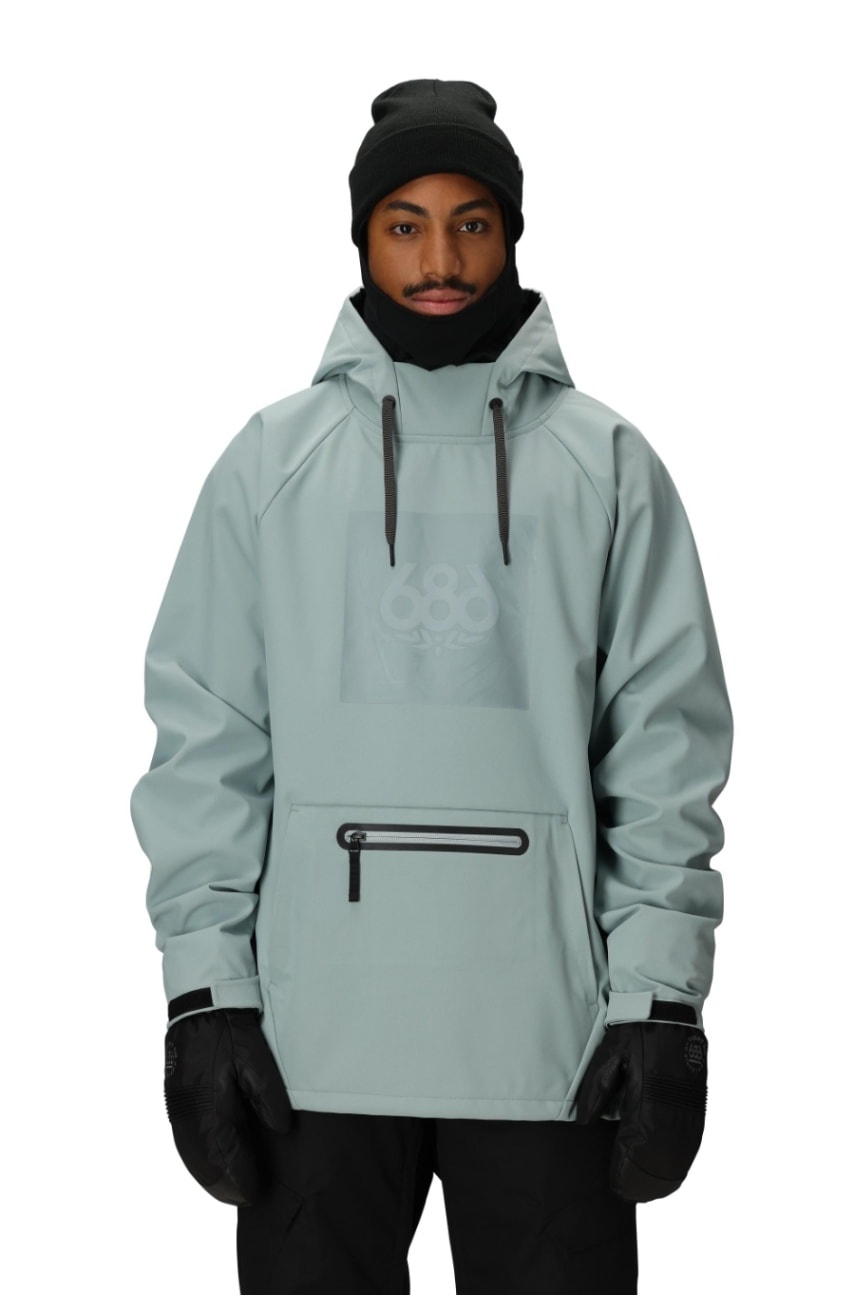 686 ロクハチロク Men's Waterproof Hoody DUSTY MARINE 25-26 スノーボード ウェア