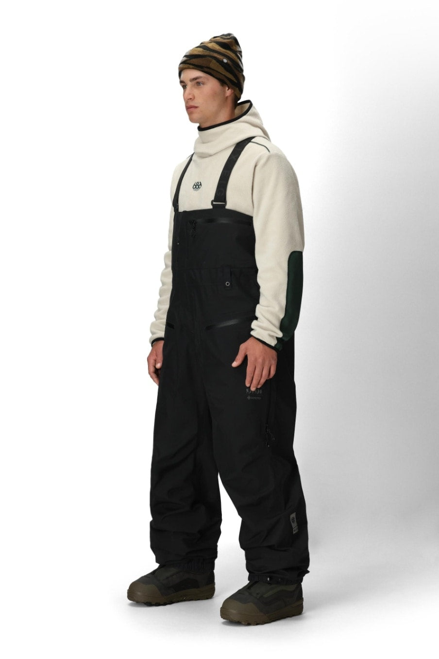スノーボード ウェア シックスエイトシックス 686 MENS GORE-TEX 3L ATV BIB BLACK 送料無料 日本正規品 予約商品 店頭受け取り可能
