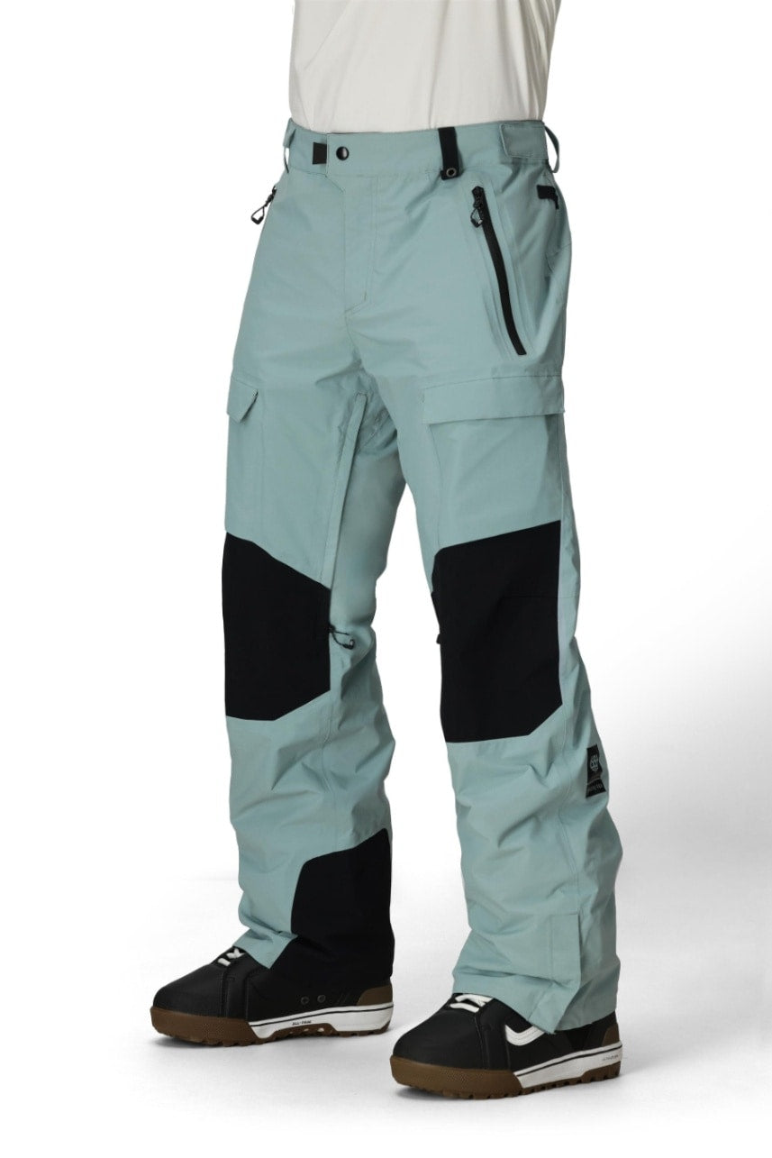 686 ロクハチロク MENS GORE-TEX DISPATCH SHELL PANT DUSTY MARINE COLORBLOCK 25-26 スノーボード ウェア