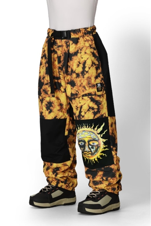 686 ロクハチロク MENS 686 SUBLIME SHELL PANTS SUBLIME ORANGE TIE DYE 25-26 スノーボード ウェア