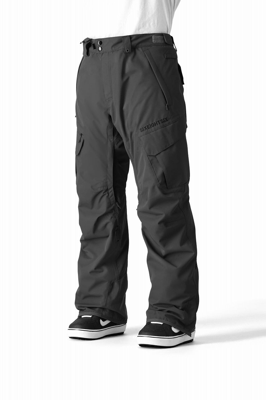 686 ロクハチロク Men's SMARTY? 3-in-1 Cargo Pant CHARCOAL 25-26 スノーボード ウェア