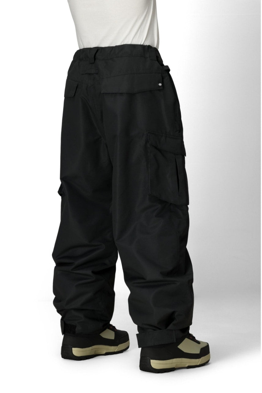 686 ロクハチロク ESSOX CARGO PANT BLACK 25-26 スノーボード ウェア
