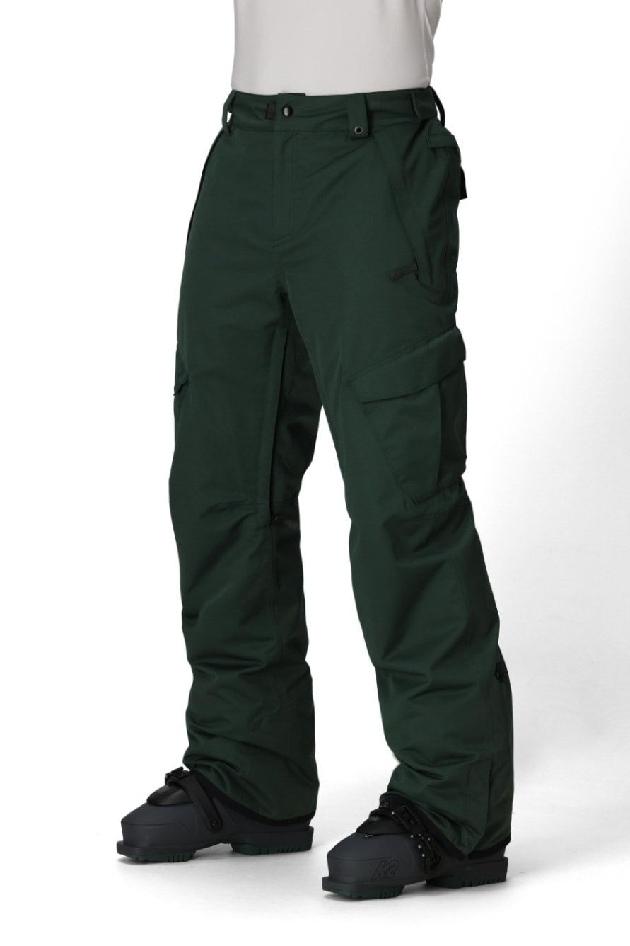 686 ロクハチロク MENS INFINITY INSULATED CARGO PANT MOSS GREEN 25-26 スノーボード ウェア