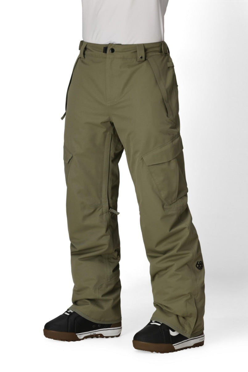 686 ロクハチロク MENS INFINITY INSULATED CARGO PANT SAGE 25-26 スノーボード ウェア
