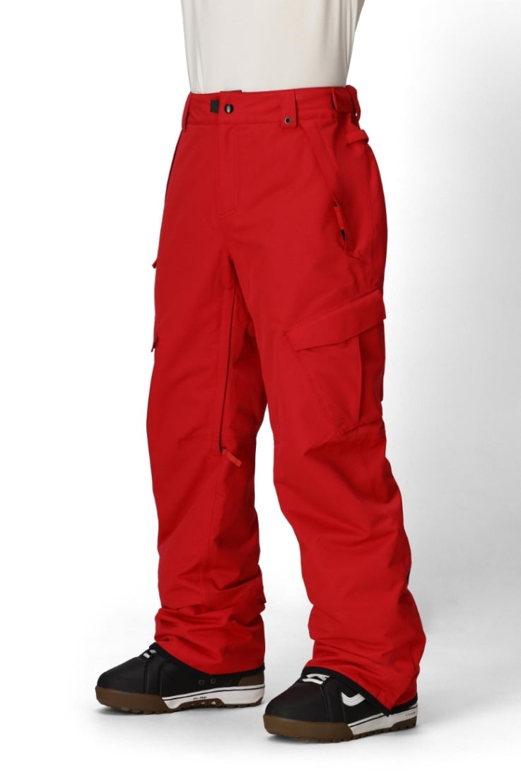 686 ロクハチロク MENS INFINITY INSULATED CARGO PANT TRUE RED 25-26 スノーボード ウェア