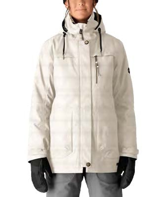 686 ロクハチロク Women's Spirit Jacket LIMESTONE PLAID 25-26 スノーボード ウェア