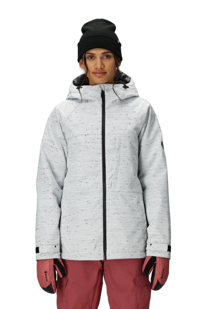 686 ロクハチロク WOMENS ATHENA INSULATED JACKET WHITE SLUB 25-26 スノーボード ウェア
