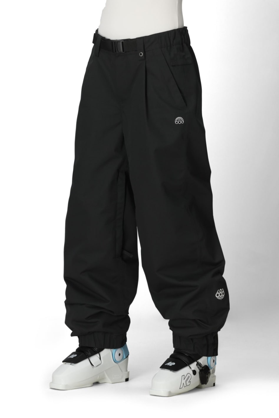 686 ロクハチロク WOMENS OUTLINE SHELL PANT BLACK 25-26 スノーボード ウェア