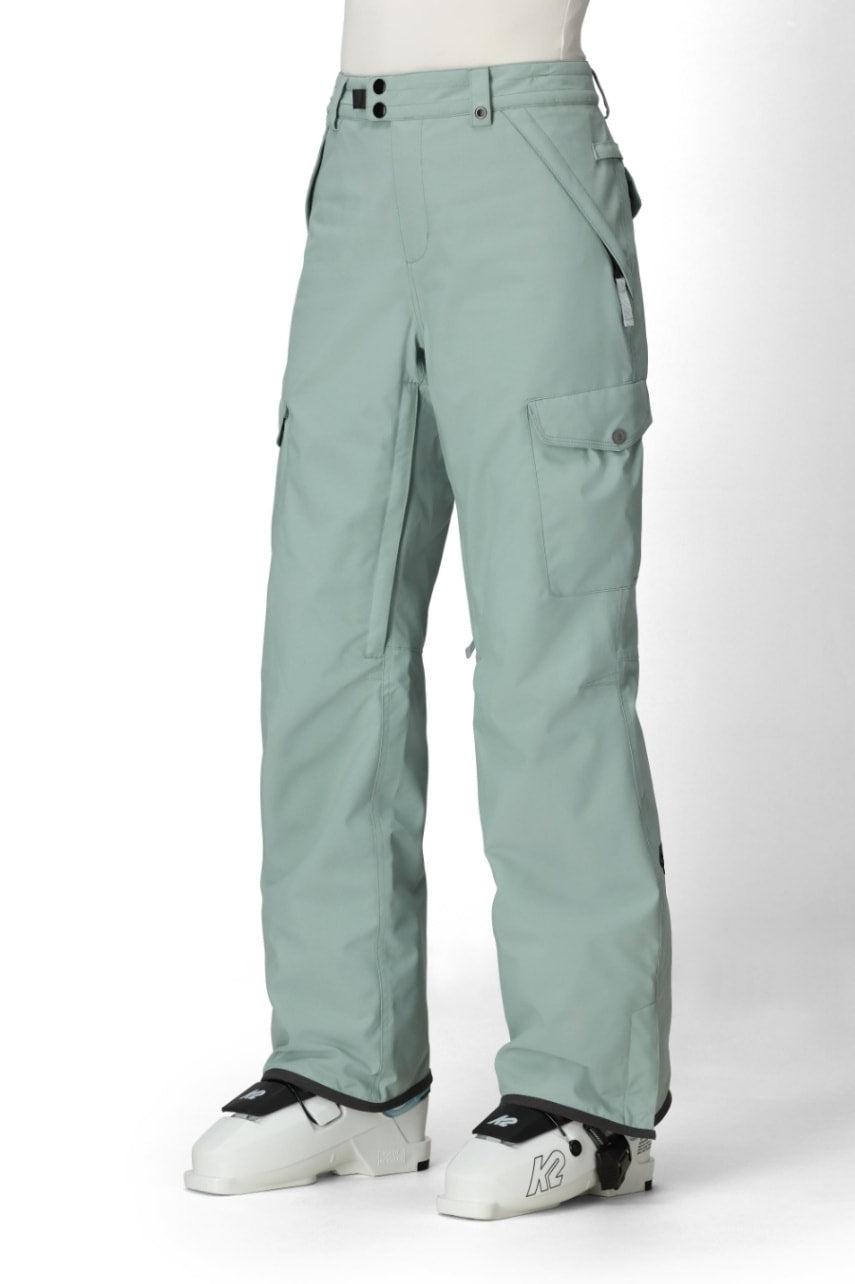 686 ロクハチロク WOMENS AURA INSULATED CARGO PANT DUSTY MARINE 25-26 スノーボード ウェア