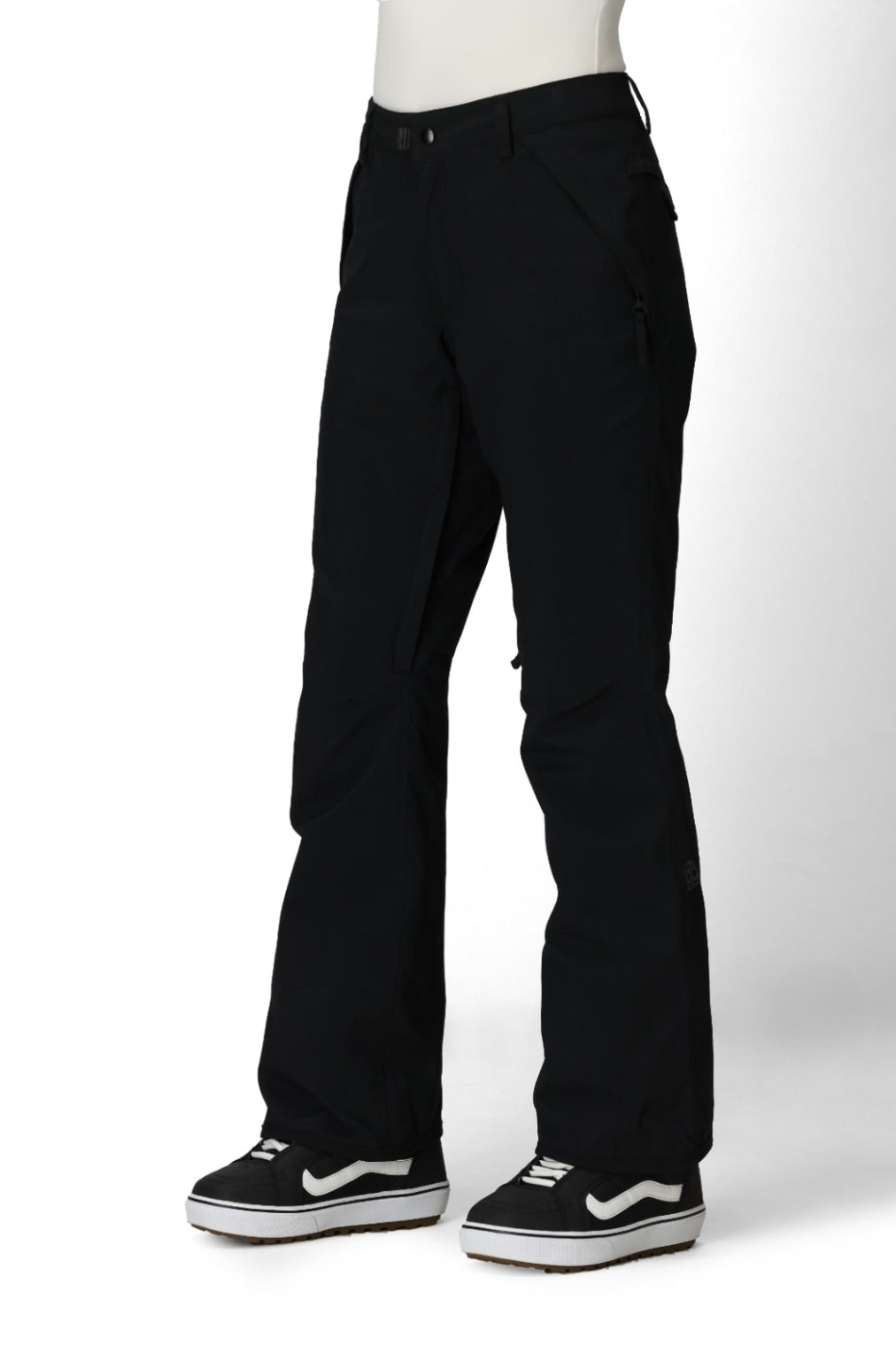 686 ロクハチロク WOMENS STANDARD SHELL PANT BLACK 25-26 スノーボード ウェア