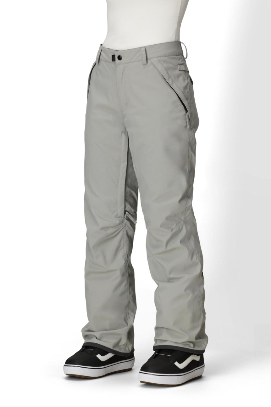 686 ロクハチロク WOMENS STANDARD SHELL PANT LT GREY 25-26 スノーボード ウェア