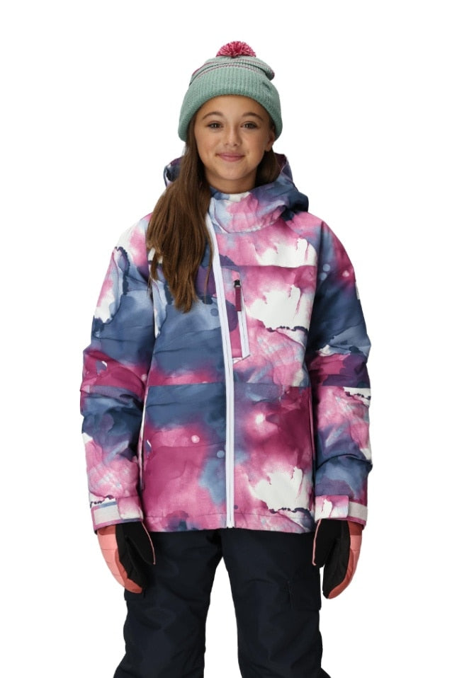 686 ロクハチロク Girls' Hydra Insulated Jacket VIOLET INK 25-26 スノーボード ウェア