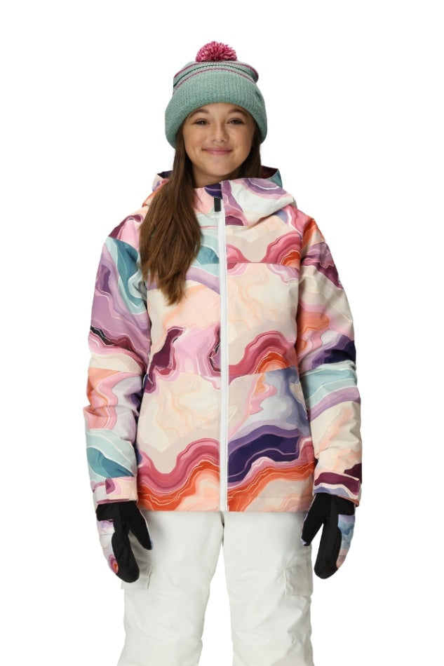 686 ロクハチロク Girls' Athena Insulated Jacket SEDIMENTARY PRINT 25-26 スノーボード ウェア