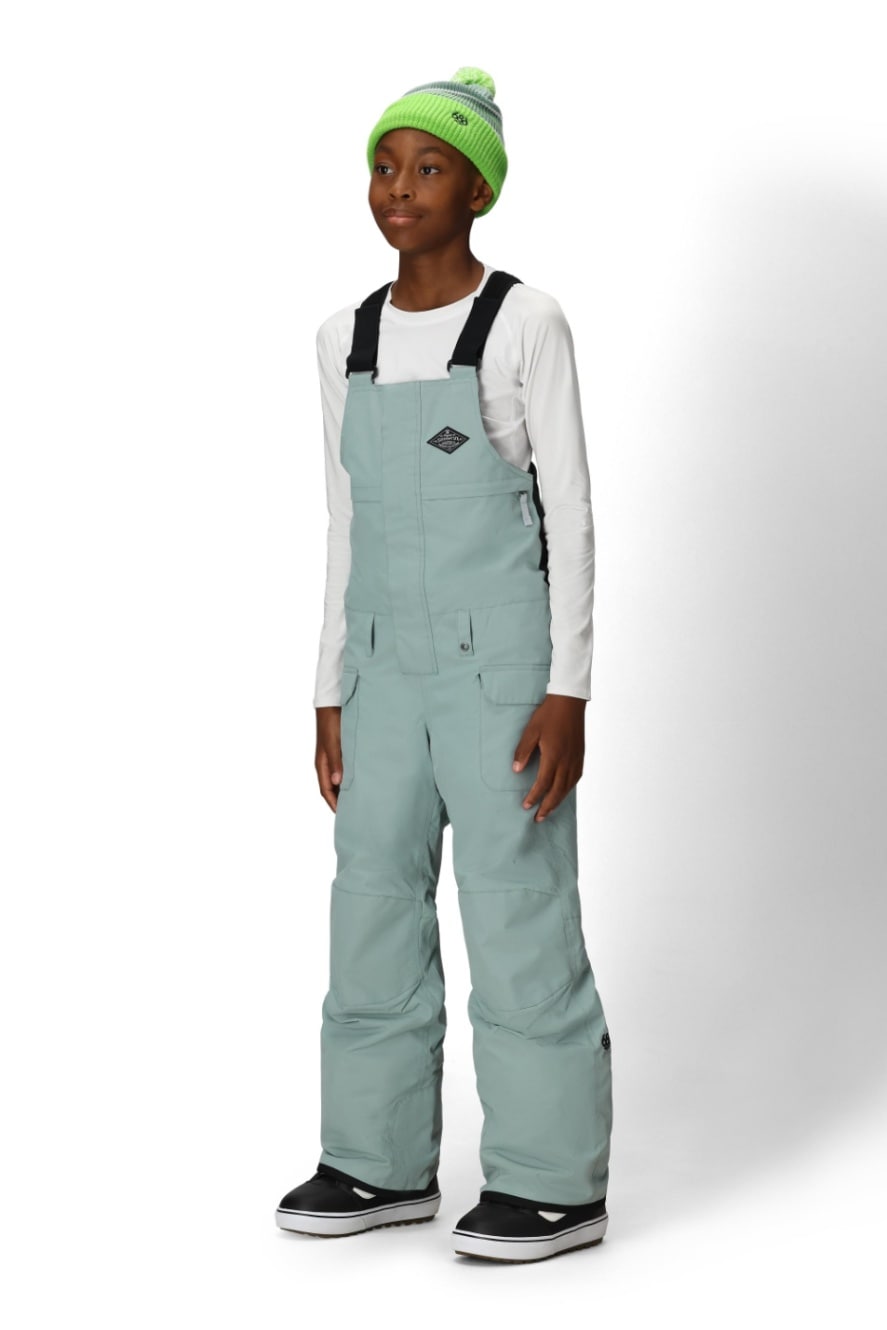 686 ロクハチロク Boys' Frontier Insulated Bib DUSTY MARINE 25-26 スノーボード ウェア