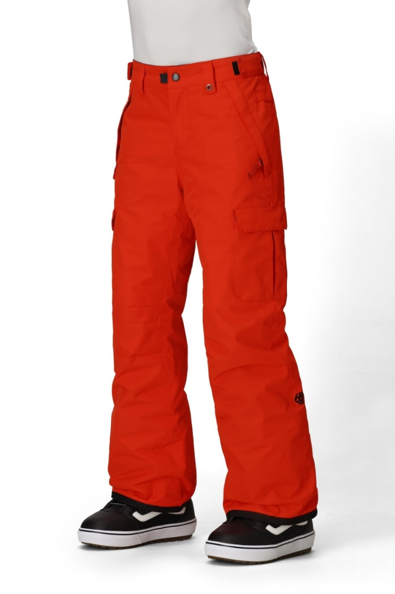 686 ロクハチロク Boys' Infinity Cargo Insulated Pant FLARE 25-26 スノーボード ウェア