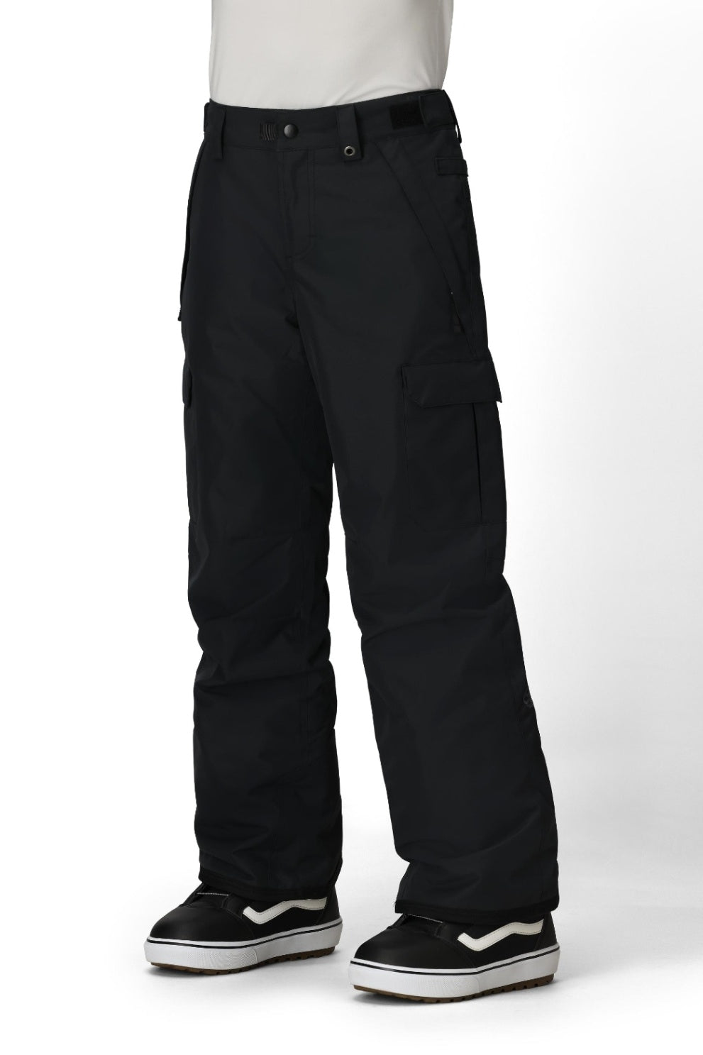686 ロクハチロク Boys' Infinity Cargo Insulated Pant BLACK 25-26 スノーボード ウェア