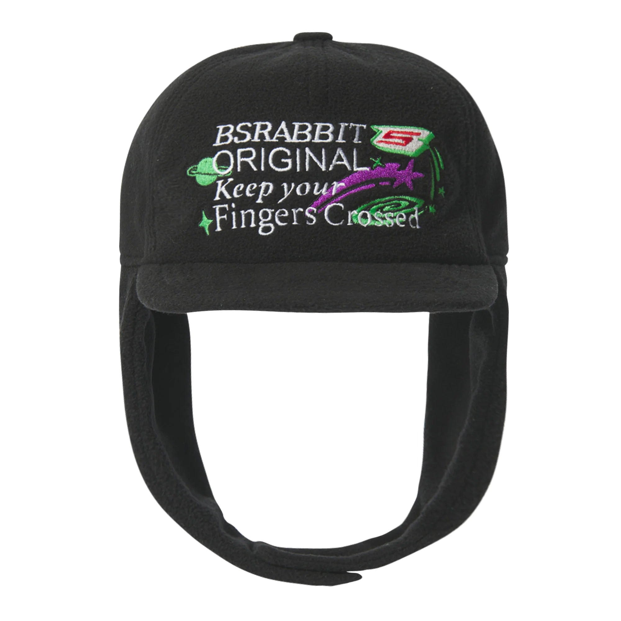 BSRABBIT ビーエスラビット [bsrabbit] BSRABBIT OG EARFLAP HAT 24-25 スノーボード アクセサリー Black