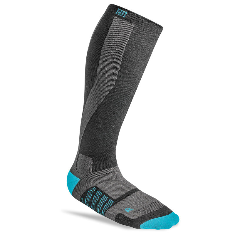 DEELUXE ディーラックス THERMO SOCKS EVO + 25-26 スノーボード アクセサリー BLK/BLU