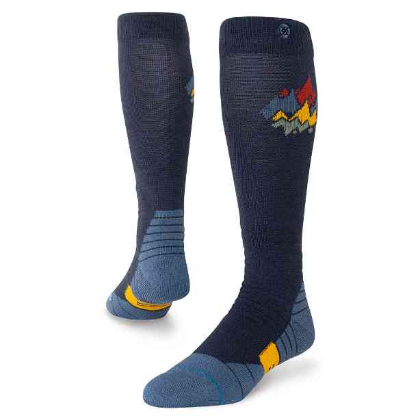 STANCE スタンス PEAKS MID WOOL SNOW 25-26 スノーボード アクセサリー NAVY