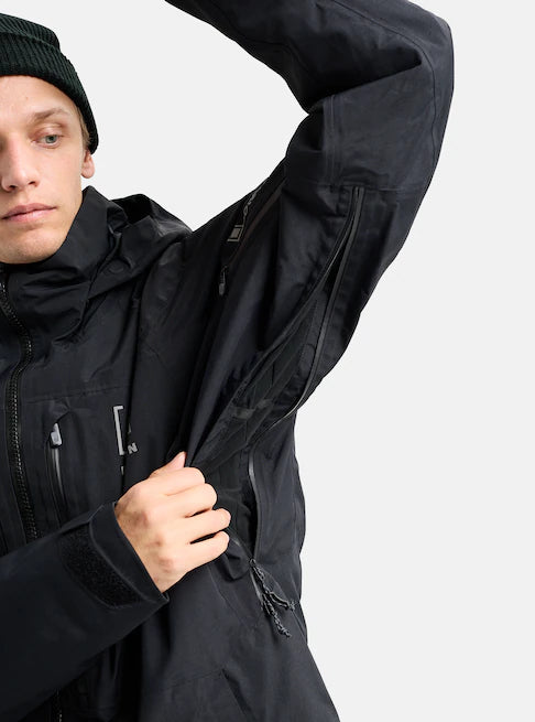 スノーボード ウェア バートン BURTON AK Swash GORE-TEX Jacket True Black 25-26 送料無料 日本正規品 予約商品 店頭受け取り可能