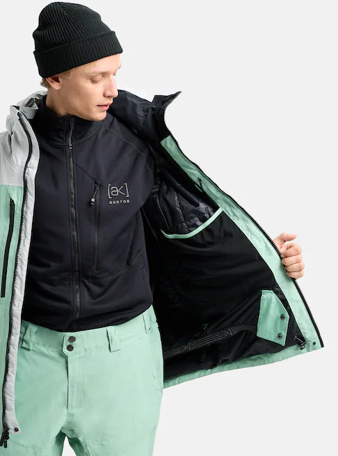 スノーボード ウェア バートン BURTON AK Swash GORE-TEX Jacket Gray Cloud / Soft Sage / True Black 25-26 送料無料 日本正規品 予約商品 店頭受け取り可能