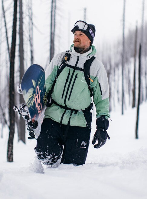 スノーボード ウェア バートン BURTON AK Swash GORE-TEX Jacket Gray Cloud / Soft Sage / True Black 25-26 送料無料 日本正規品 予約商品 店頭受け取り可能