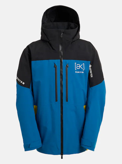 スノーボード ウェア バートン BURTON AK Swash GORE-TEX Jacket True Black / Blue Teal / Atomic Yellow 25-26 送料無料 日本正規品 予約商品 店頭受け取り可能