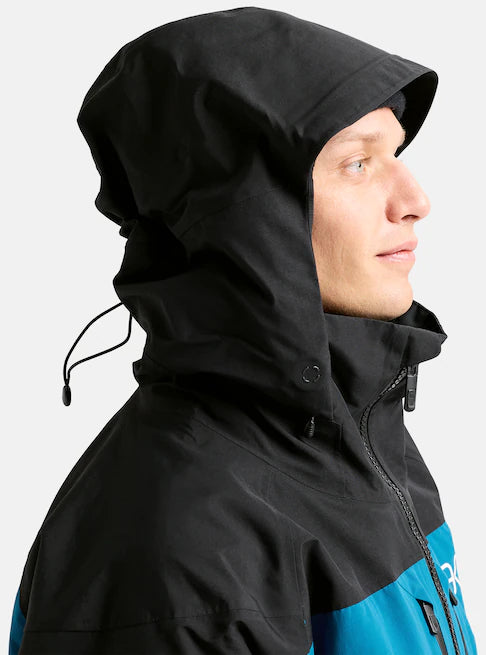 スノーボード ウェア バートン BURTON AK Swash GORE-TEX Jacket True Black / Blue Teal / Atomic Yellow 25-26 送料無料 日本正規品 予約商品 店頭受け取り可能