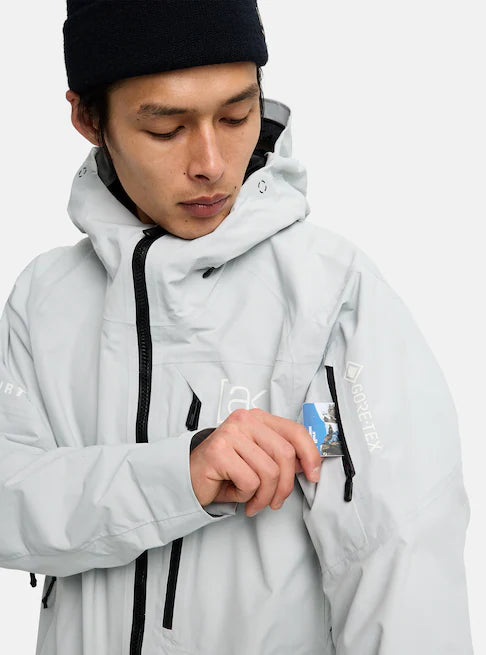 スノーボード ウェア バートン BURTON AK Cyclic GORE-TEX 2L Jacket Gray Cloud 25-26 送料無料 日本正規品 予約商品 店頭受け取り可能