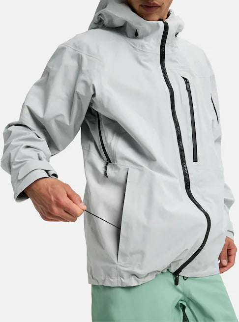 スノーボード ウェア バートン BURTON AK Cyclic GORE-TEX 2L Jacket Gray Cloud 25-26 送料無料 日本正規品 予約商品 店頭受け取り可能