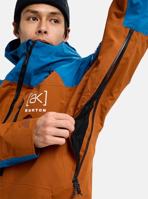 スノーボード ウェア バートン BURTON AK Cyclic GORE-TEX 2L Jacket Chestnut Brown / Blue Teal 25-26 送料無料 日本正規品 予約商品 店頭受け取り可能