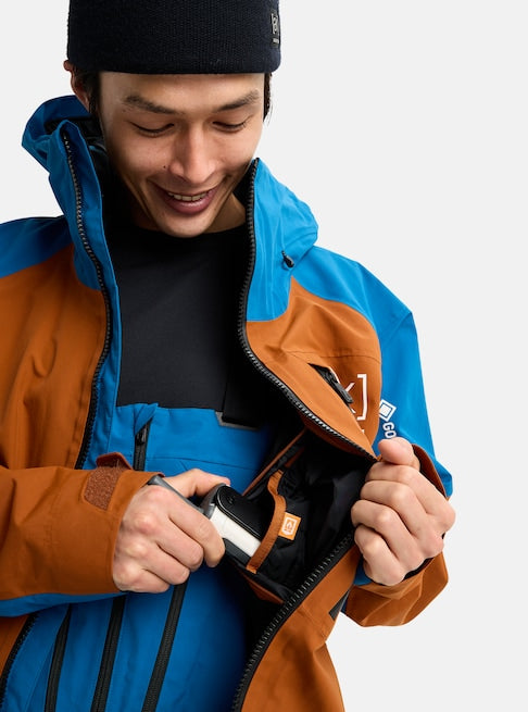 スノーボード ウェア バートン BURTON AK Cyclic GORE-TEX 2L Jacket Chestnut Brown / Blue Teal 25-26 送料無料 日本正規品 予約商品 店頭受け取り可能