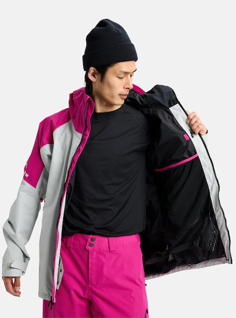 スノーボード ウェア バートン BURTON AK Cyclic GORE-TEX 2L Jacket Very Berry / Gray Cloud 25-26 送料無料 日本正規品 予約商品 店頭受け取り可能