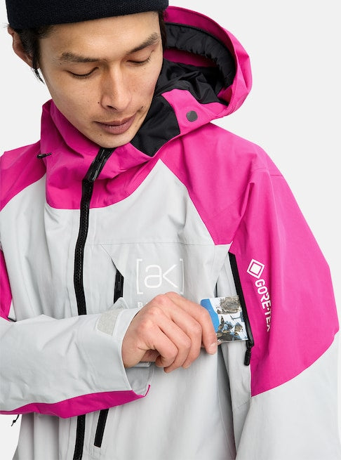 スノーボード ウェア バートン BURTON AK Cyclic GORE-TEX 2L Jacket Very Berry / Gray Cloud 25-26 送料無料 日本正規品 予約商品 店頭受け取り可能