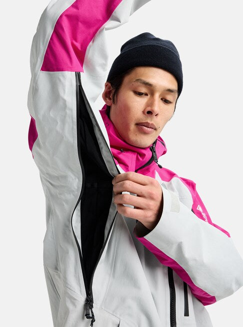 スノーボード ウェア バートン BURTON AK Cyclic GORE-TEX 2L Jacket Very Berry / Gray Cloud 25-26 送料無料 日本正規品 予約商品 店頭受け取り可能