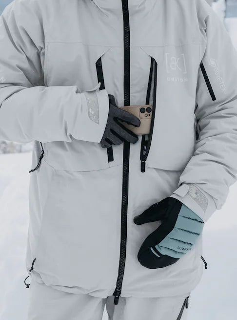 スノーボード ウェア バートン BURTON AK LZ GORE-TEX Down Jacket Gray Cloud 25-26 送料無料 日本正規品 予約商品 店頭受け取り可能