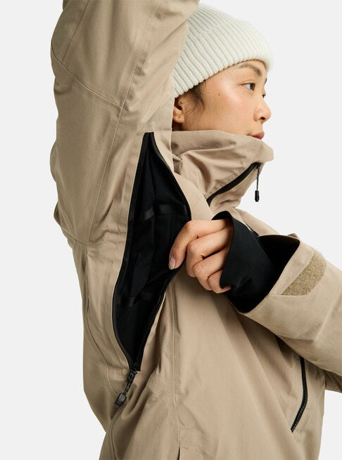 スノーボード ウェア バートン BURTON W AK Embark GORE-TEX 2L Jacket Summit Taupe 25-26 送料無料 日本正規品 予約商品 店頭受け取り可能