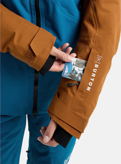 スノーボード ウェア バートン BURTON W AK Embark GORE-TEX 2L Jacket Blue Teal / Chestnut Brown 25-26 送料無料 日本正規品 予約商品 店頭受け取り可能