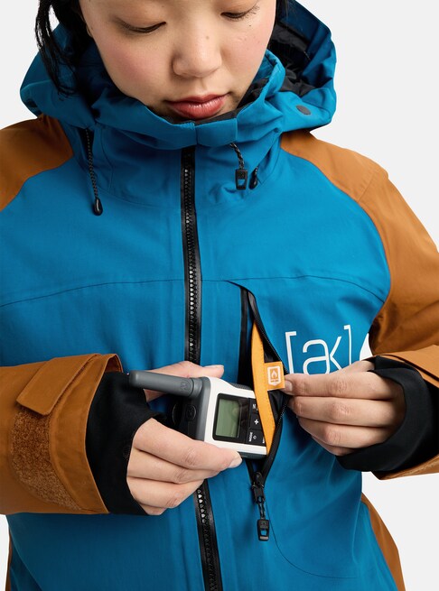 スノーボード ウェア バートン BURTON W AK Embark GORE-TEX 2L Jacket Blue Teal / Chestnut Brown 25-26 送料無料 日本正規品 予約商品 店頭受け取り可能