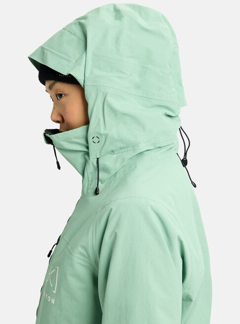スノーボード ウェア バートン BURTON W AK Embark GORE-TEX 2L Jacket Soft Sage 25-26 送料無料 日本正規品 予約商品 店頭受け取り可能