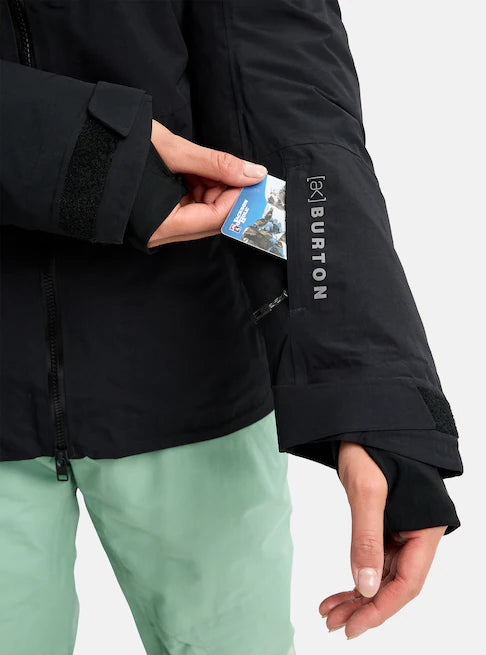 スノーボード ウェア バートン BURTON W AK Flare 2L Down GORE-TEX Down Jacket True Black 25-26 送料無料 日本正規品 予約商品 店頭受け取り可能