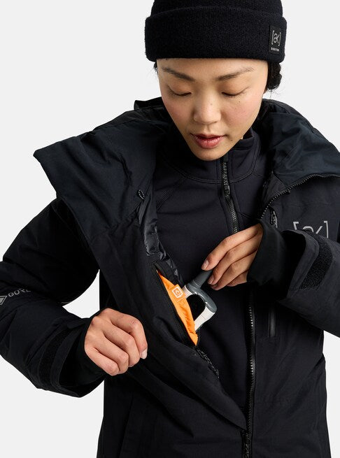 スノーボード ウェア バートン BURTON W AK Flare 2L Down GORE-TEX Down Jacket True Black 25-26 送料無料 日本正規品 予約商品 店頭受け取り可能