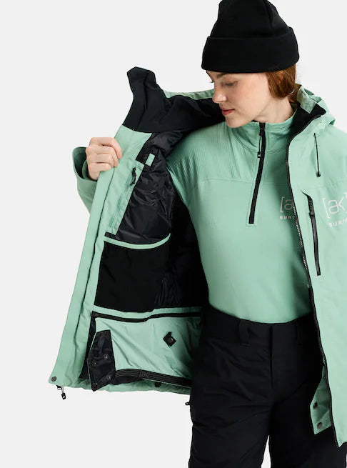 スノーボード ウェア バートン BURTON W AK Flare 2L Down GORE-TEX Down Jacket Soft Sage 25-26 送料無料 日本正規品 予約商品 店頭受け取り可能