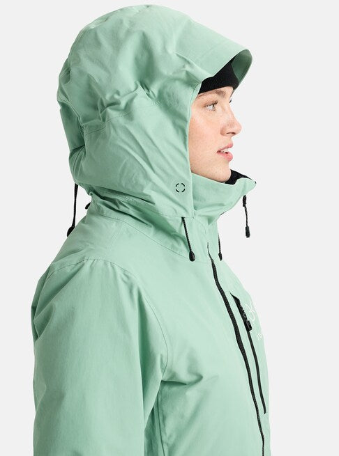スノーボード ウェア バートン BURTON W AK Flare 2L Down GORE-TEX Down Jacket Soft Sage 25-26 送料無料 日本正規品 予約商品 店頭受け取り可能