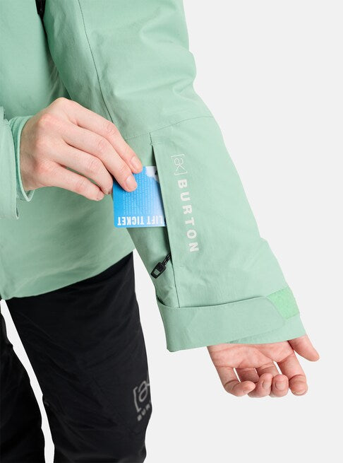 スノーボード ウェア バートン BURTON W AK Flare 2L Down GORE-TEX Down Jacket Soft Sage 25-26 送料無料 日本正規品 予約商品 店頭受け取り可能